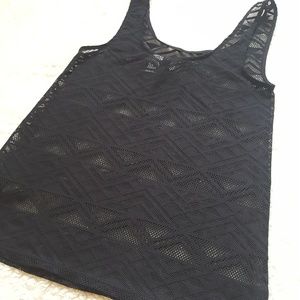 Divided By H&M Women's Black Sheer Tank Top XS